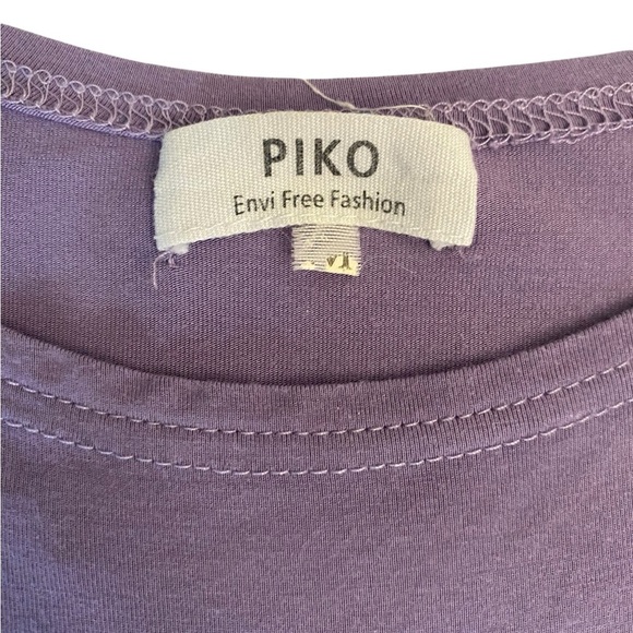 Piko 1988 Purple Oversized Boxy Short Sleeve T-Shirt - Picture 3 of 5